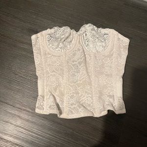 White Corset Top